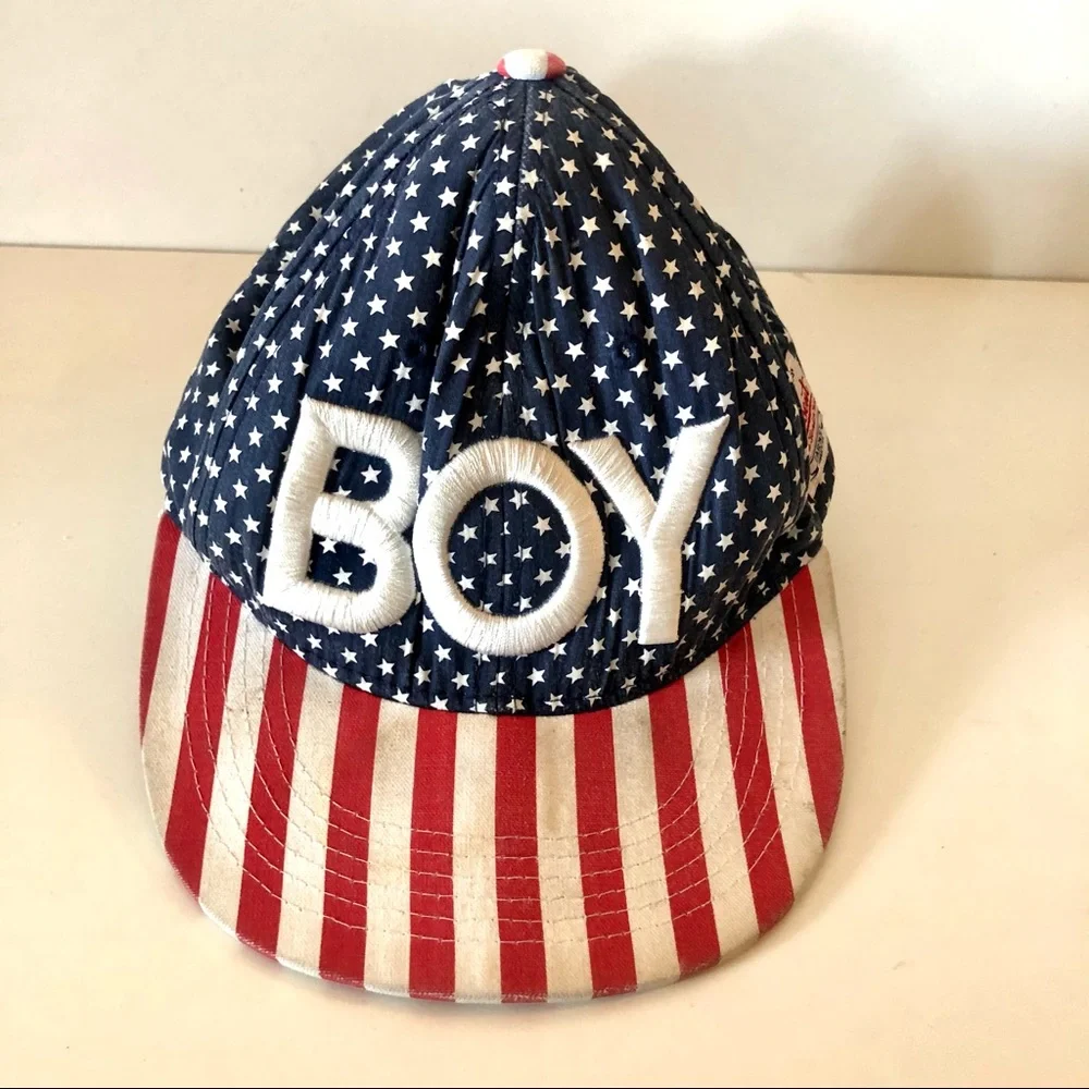 Patriotic Stars and Stripes Kids Hat